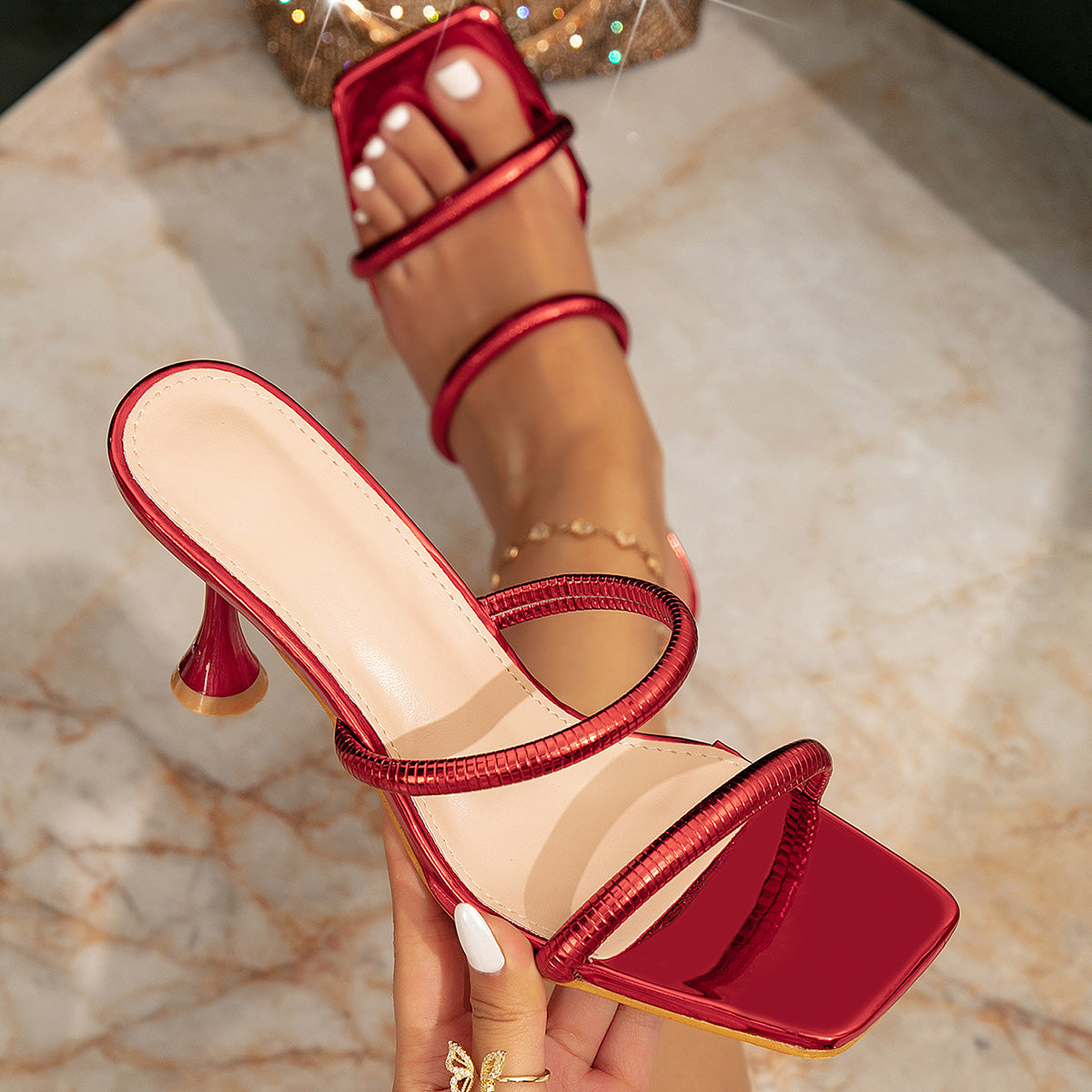 CXOZY-Women's high-heeled sandals-Chinese shoe factory